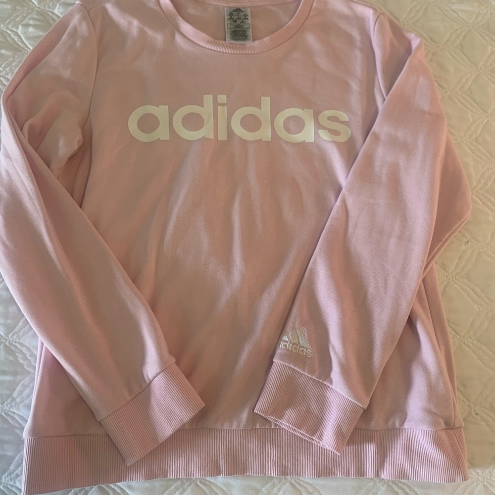 Adidas Light Pink Crewneck Sweatshirt
